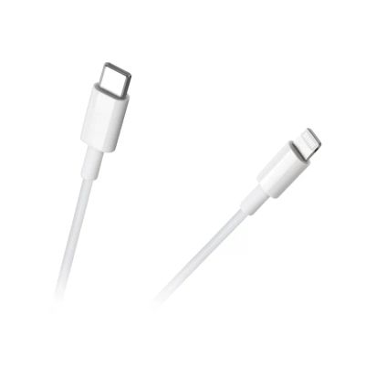 Kábel REBEL RB-6009-100-W USB-C/Lightning 1m White