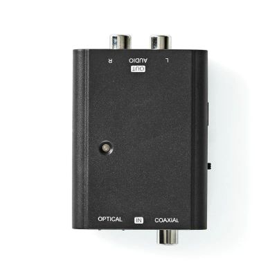 Prevodník Toslink/2x Cinch NEDIS ACON2509BK