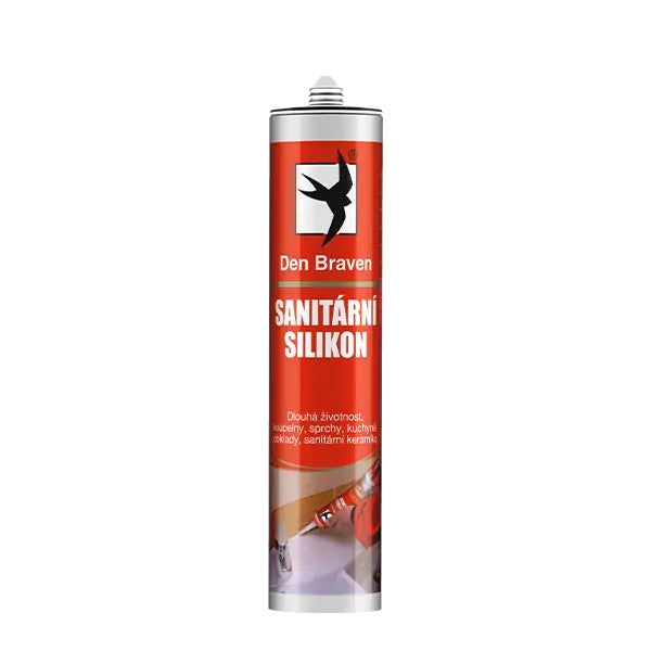 Silikón sanitárny DEN BRAVEN čierny 280 ml