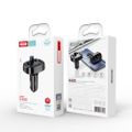 XO vysielač FM BCC02 Bluetooth MP3 autonabíjačka 15W čierna