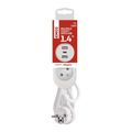 Predlžovací prívod 2 zásuvky 1,4m EMOS P0211E USB