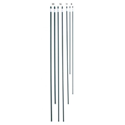 Tyč 8mm/90cm oceľ+PE