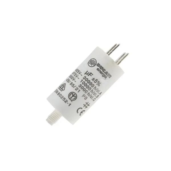 Kondenzátor rozbehový PPM 475V 18uF DUCATI ENERGIA dvojitý faston 6,3