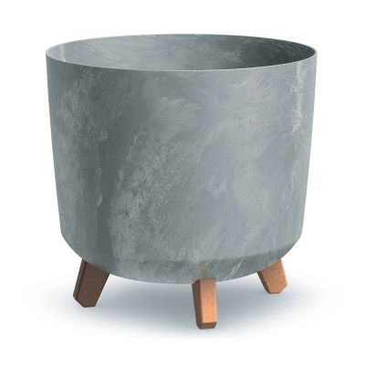 Kvetináč GRACIA TUBUS BETON EFFECT sivý 29,8cm