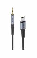 Adaptér iPEAX 90010139 USB-C / JACK 3,5 mm (na počúvanie hudby) čierny