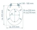 Schütte  MARMOR STONE | MDF, Soft Close