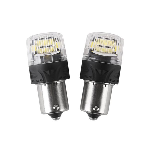 Autožiarovka LED BA15S 12 V CARCLEVER 16LED 2835SMD biela 2 ks