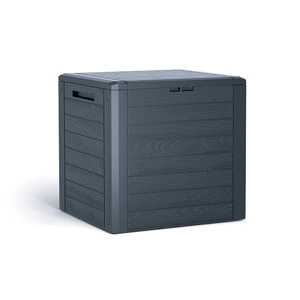 Box záhradný WOODEBOX antracit 58,5 cm - 140L