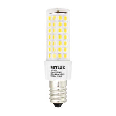 Žiarovka LED E14 6W biela teplá RETLUX RLL 459
