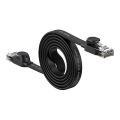 Kábel UTP RJ45/RJ45 Cat5 1,5 m BASEUS plochý čierny
