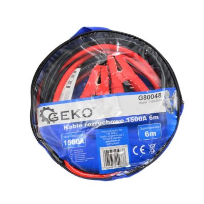 Káble štartovacie 1500A 6m GEKO G80048