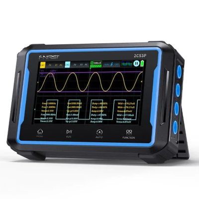 Osciloskop, funkčný generátor a multimeter FNIRSI 2C53P, 50MHz