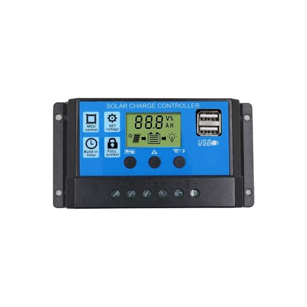 Solárny regulátor PWM SY3024H 12-24V/30A+USB pre Pb batérie