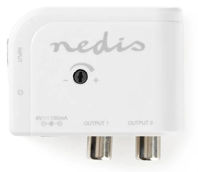 NEDIS Anténny zosilovač NEDIS SAMP40020WT 10 dB 2 výstupy