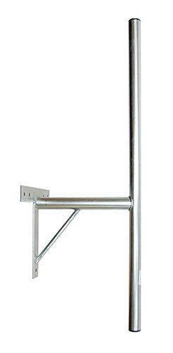 Anténny držiak 35 na stenu s vzperou priemer 42mm výška 60+40cm