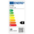 Svietidlo stropné V-TAC VT-8618 Square 18W Samsung Chip