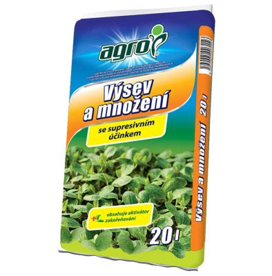 Substrát pre výsev a množenie AGRO 20l