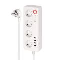 Smart predlžovací kábel 4 zásuvky 1,6m KRUGER & MATZ Connect P6 WiFi Tuya