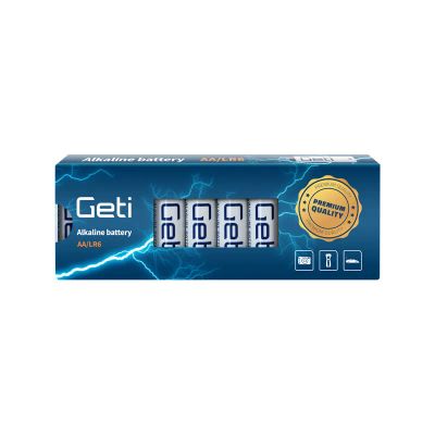 Batérie AA (LR6) alkalická GETI 1,5V 10ks