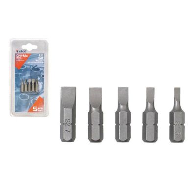 Sada plochých hrotov EXTOL PREMIUM 8819605 5ks
