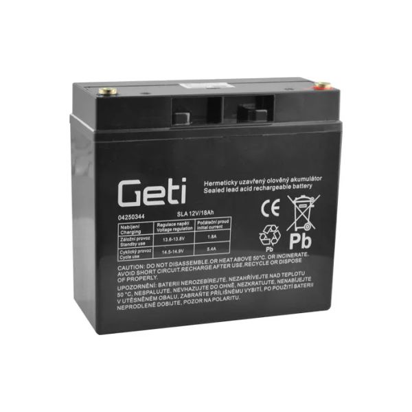 Batéria olovená 12V 18Ah GETI