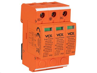 Přepěťová ochrana VCX DC třída T1T2 (B+C) 3P 1200V 5kA