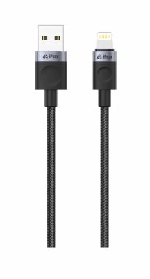 Kábel iPEAX 90010104 USB/Lightning 1m Čierny