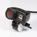 Nabíjačka USB STU 34708 s voltmetrom na motocykel