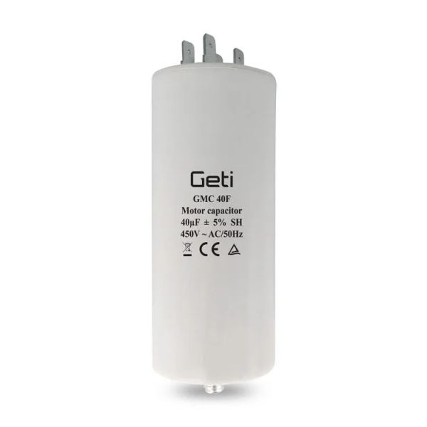 Kondenzátor rozbehový motorový 40uF 450V GETI GMC 40F