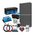 Solárny ostrovný set TRINA 910Wp, batéria LiFePO4 24V 100Ah, menič 24V/230VAC 2000W