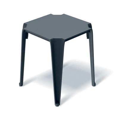 Stôl odkladací LOTTIE 396x396x465mm - uhoľná