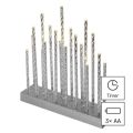 LED svietnik strieborný, 28,5 cm, 3x AA, vnútorný, teplá biela, časovač