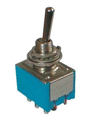 Spínač páčkový 3pol./9pin ON-OFF-ON 12V
