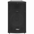 vidaXL Profesionálny pasívny hifi reproduktor 150 W čierny 37x37x64cm