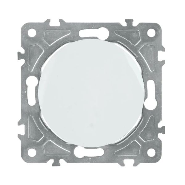 Vypínač ELECTROMALT OVAL OVA1006W biely