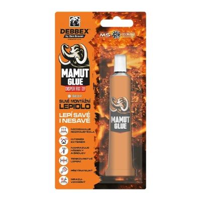 Lepidlo DEN BRAVEN MAMUT GLUE Disper Fix sivé 25ml