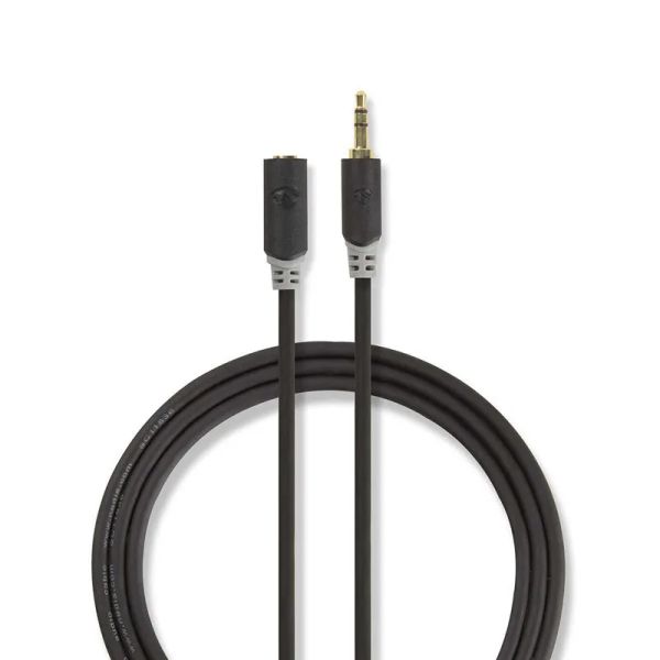 Kábel Jack 3,5mm konektor/Jack 3,5mm zdierka 2m NEDIS CABW22050AT20