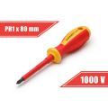 Skrutkovač PH1x80 krížový elektro HANDY 10567
