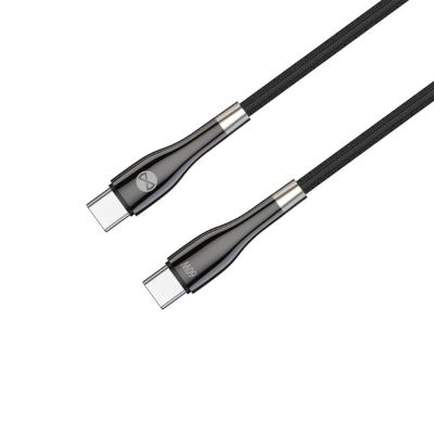 Dátový a nabíjací kábel Forever Sleek USB-C – USB-C, 2 m, 60 W