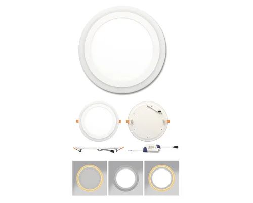 LED podsvietený panel, podhľadový, 6W + 3W, 400lm