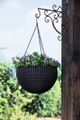 Kvetináč KETER Hanging Sphere Graphite