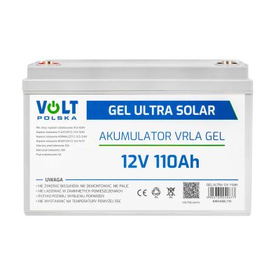 Gélová batéria 12V 110Ah V-PRO ULTRA SOLAR DEEP CYCLE