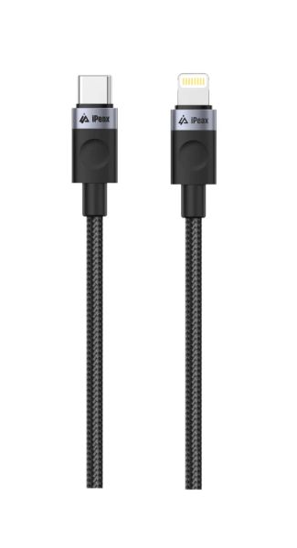 Kábel iPEAX 90010106 USB-C/Lightning 1,5 m čierny