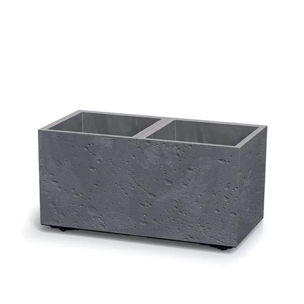 Kvetináč SIERRA CASE BETON EFFECT marengo 57,7cm