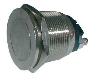 Prepínač tlačidlo okrúhle OFF-(ON) kov-typ2 (12V)
