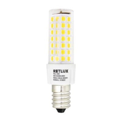 Žiarovka LED E14 6W biela teplá RETLUX RLL 459