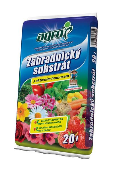 Záhradnícky substrát AGRO 20l