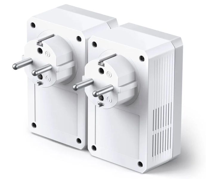TP-Link TL-PA4010P KIT, "AV600 Passthrough Powerline Starter KitKIT: 2× TL-PA4010PSPEED: 600 Mbps PowerlineSPEC: Qual