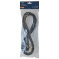 Flexo šnúra gumená 3x1,0mm2 3m čierna GETI