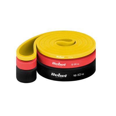 Guma posilňovacia REBEL Power Band PLs-1 4-32kg 3ks